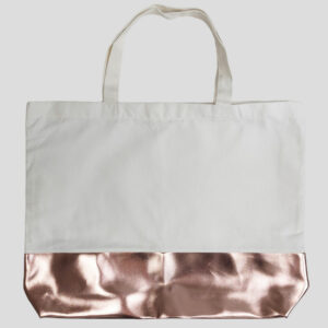 Großhandel - Weisse Wellness-Tasche mit Rosegold-Borte von Penny Roger